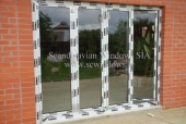 House Baldone - aluminium folding skyvedører fra Reynaers CS68 profiler, video!